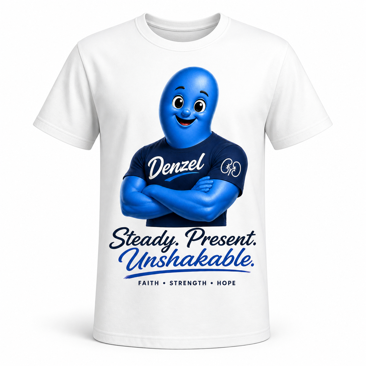 Kidney Threadz “Steady Presence” Caregiver Tee | Dialysis Support Shirt