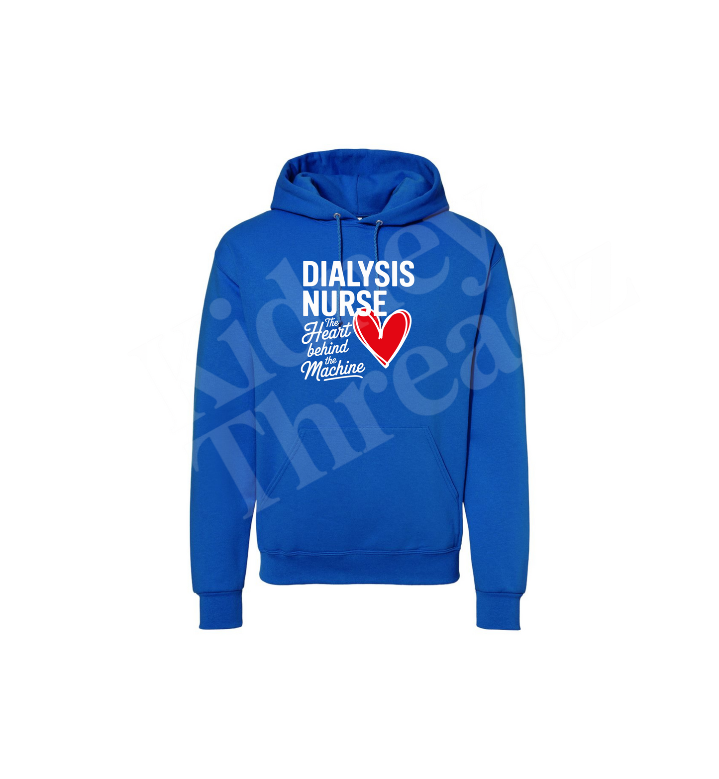 Dialysis Nurse Hoodie – The Heart symbol Behind the Machine | Kidney Threadz