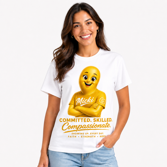 Committed Skilled Compassionate Shirt - Healthcare Appreciation Tee