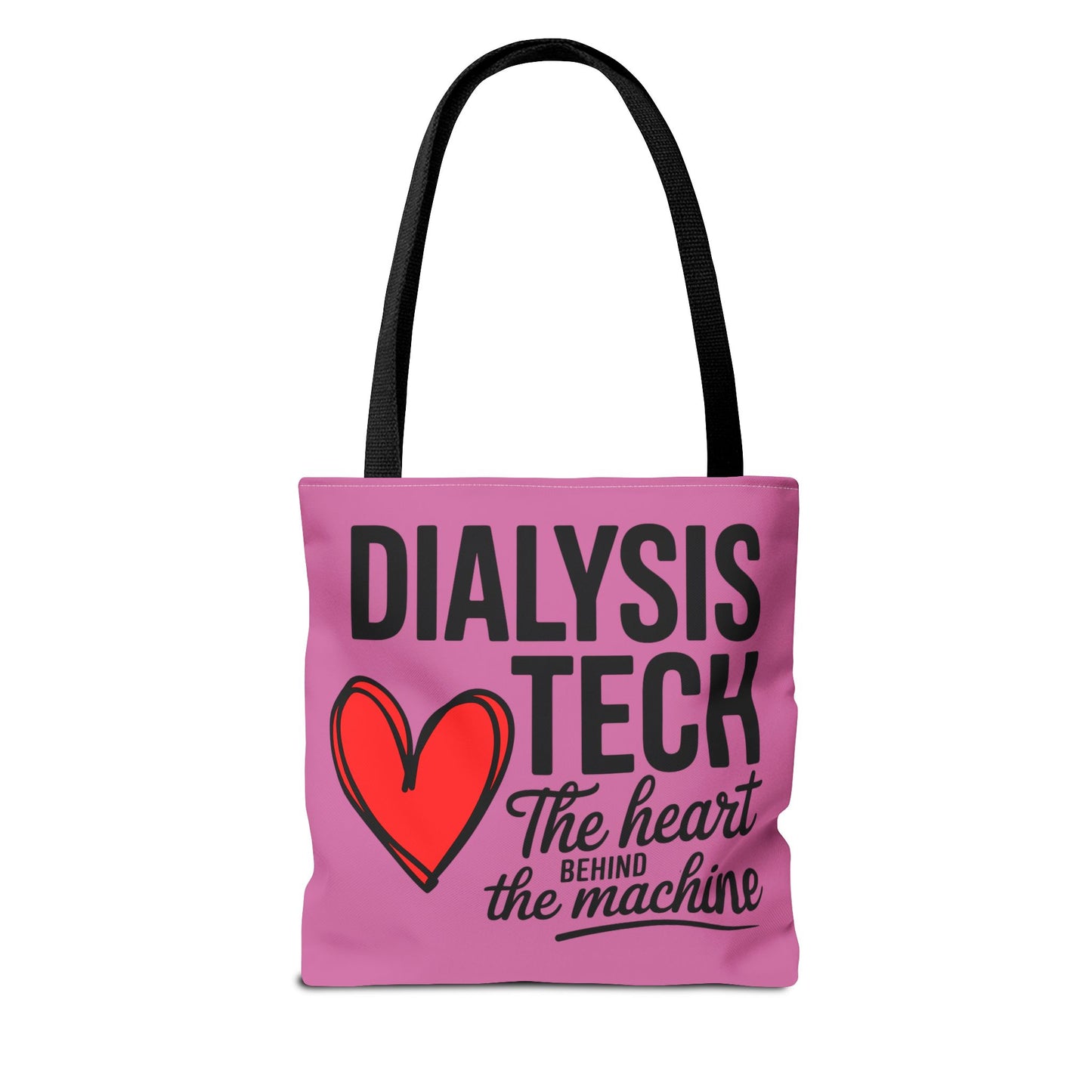 Dialysis Tech Tote Bag – The Heart symbol Behind the Machine | Durable Daily Carry Bag for Healthcare Workers