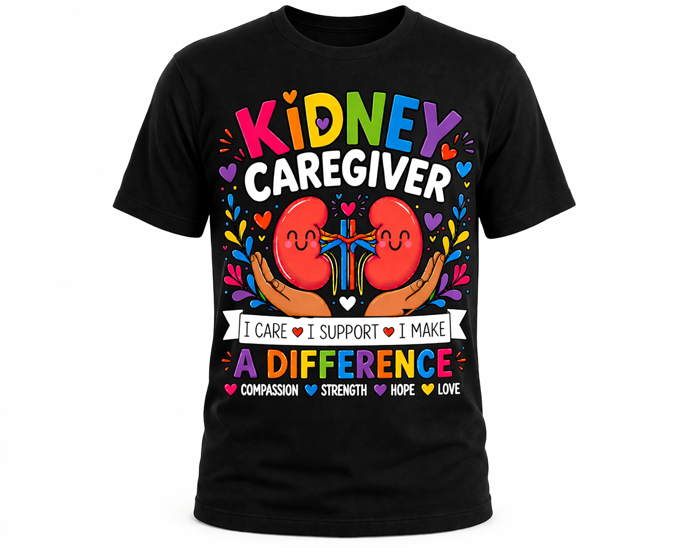 I Care, I Support, I Make a Difference Shirt