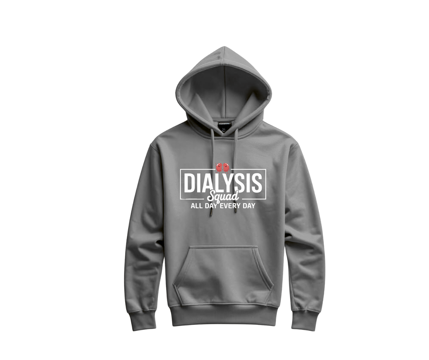 Dialysis Squad Hoodie – Comfort Fleece Pullover for Dialysis Patients & Staff | Kidney Threadz
