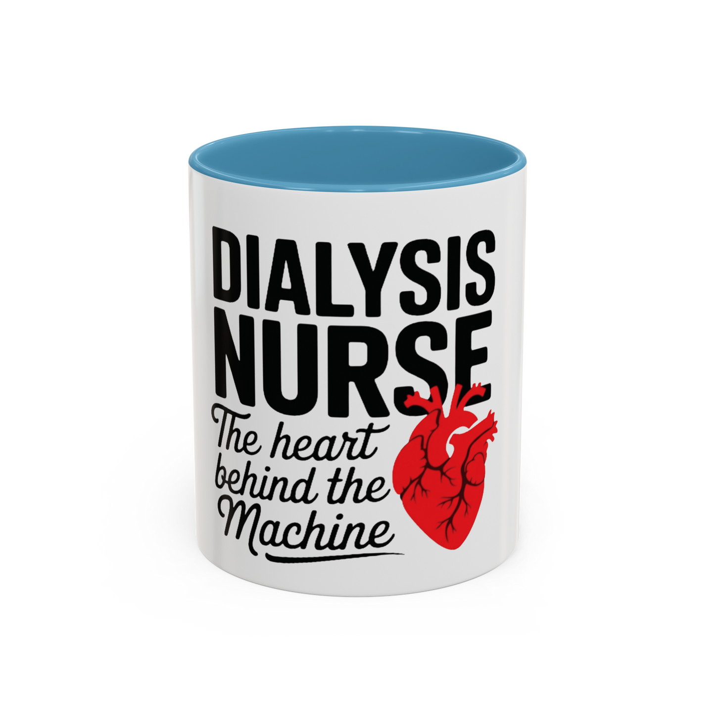 Dialysis Nurse Ceramic Mug – The anatomical Heart Behind the Machine