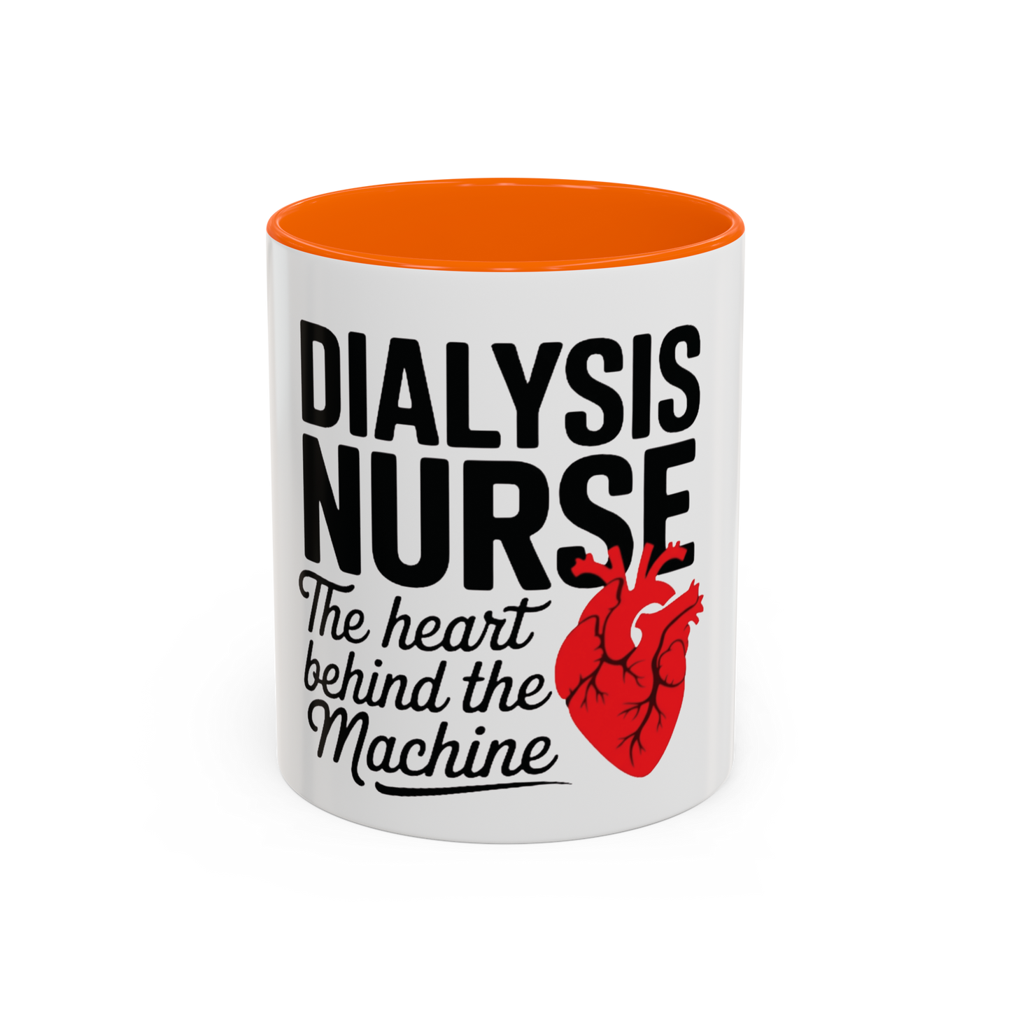Dialysis Nurse Ceramic Mug – The anatomical Heart Behind the Machine