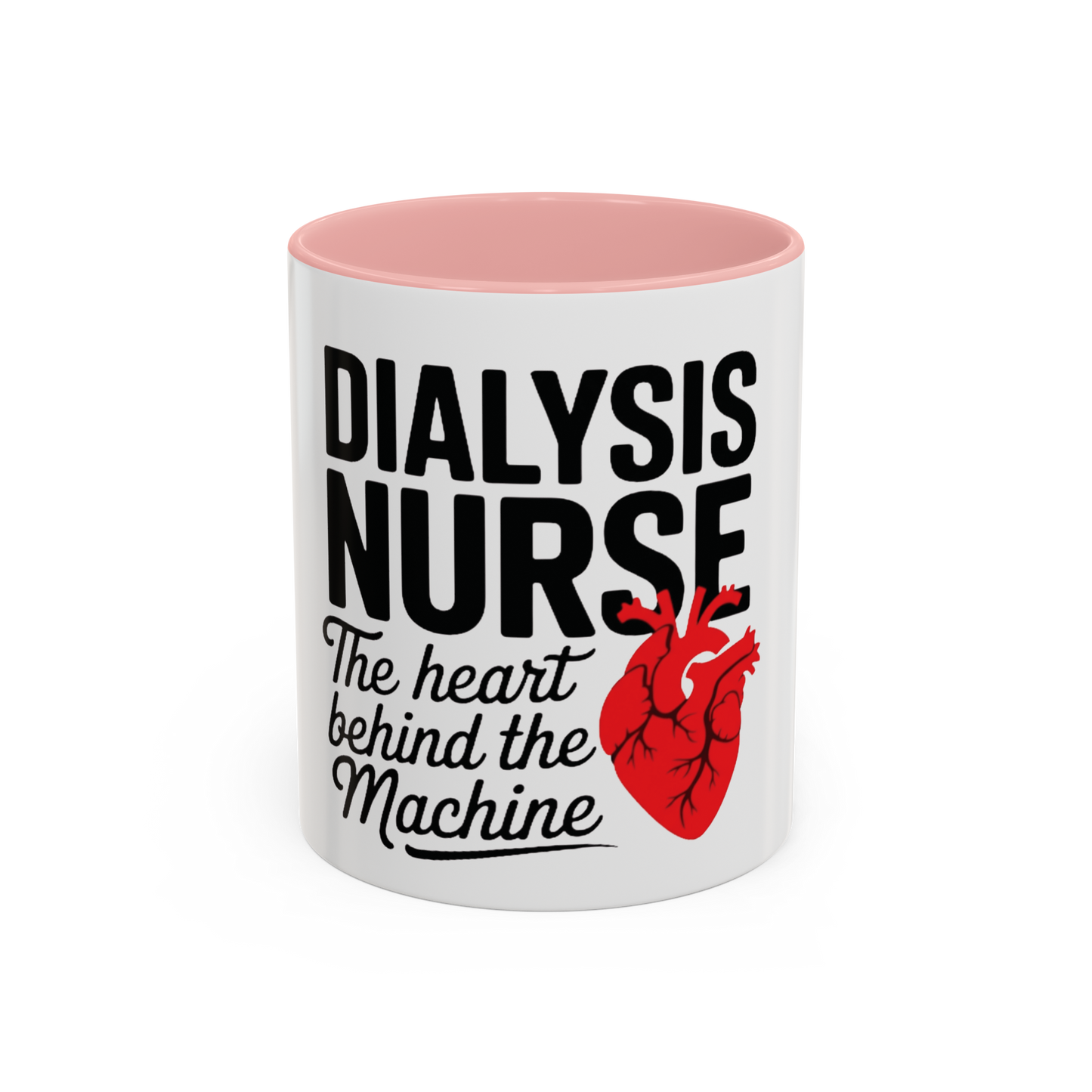 Dialysis Nurse Ceramic Mug – The anatomical Heart Behind the Machine
