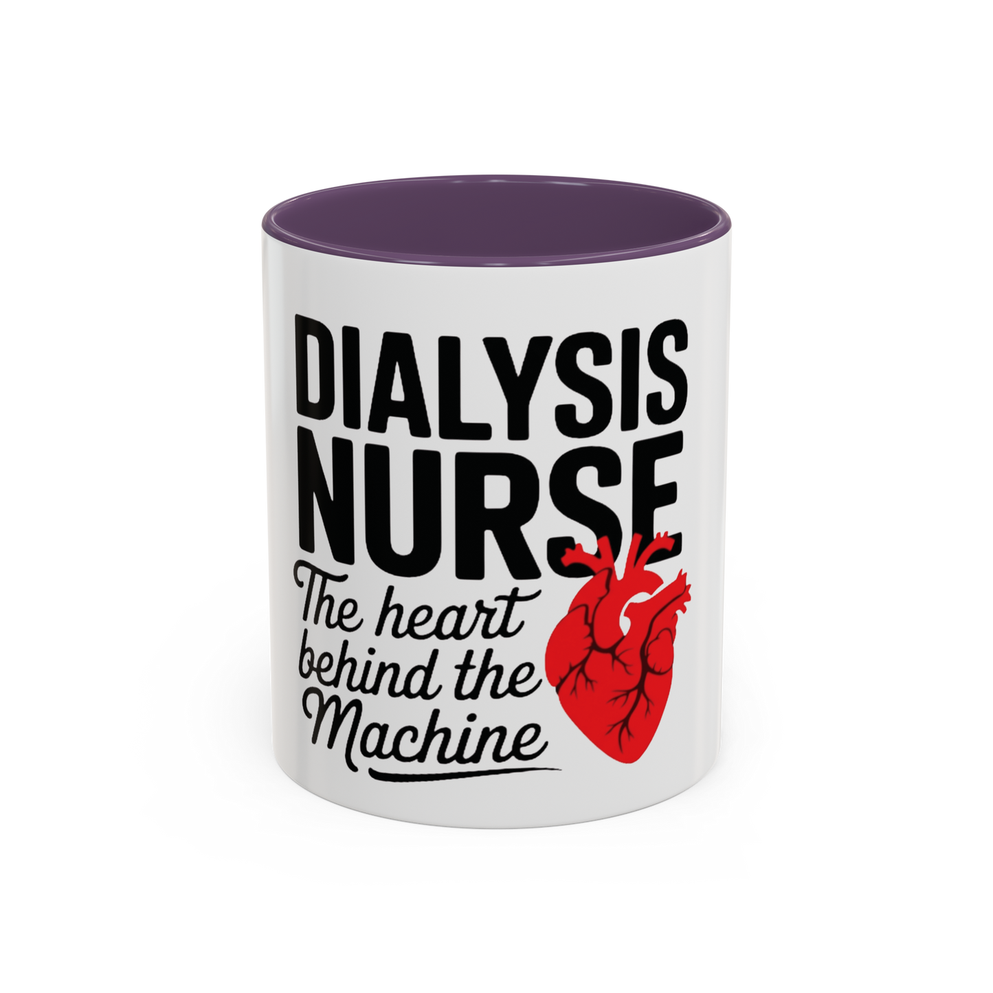 Dialysis Nurse Ceramic Mug – The anatomical Heart Behind the Machine