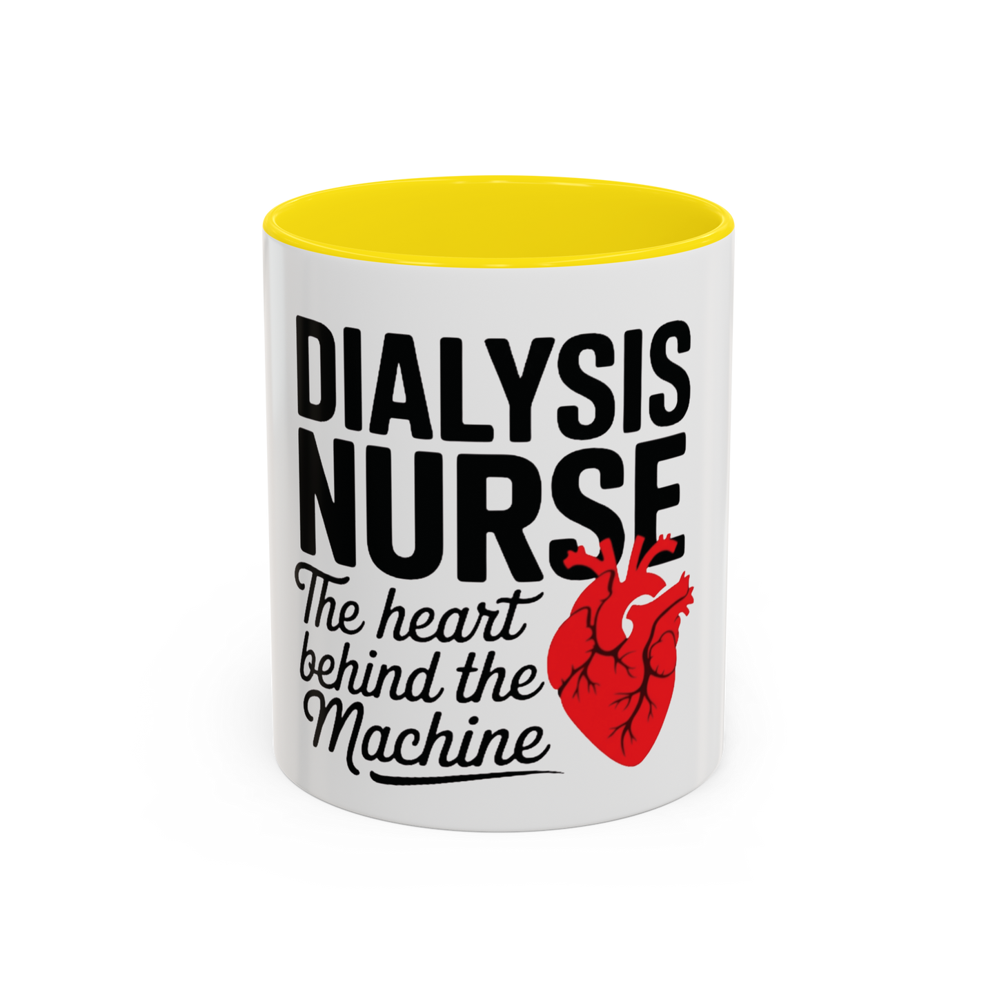 Dialysis Nurse Ceramic Mug – The anatomical Heart Behind the Machine