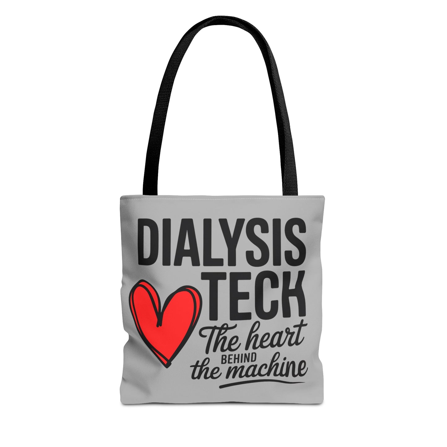 Dialysis Tech Tote Bag – The Heart symbol Behind the Machine | Durable Daily Carry Bag for Healthcare Workers