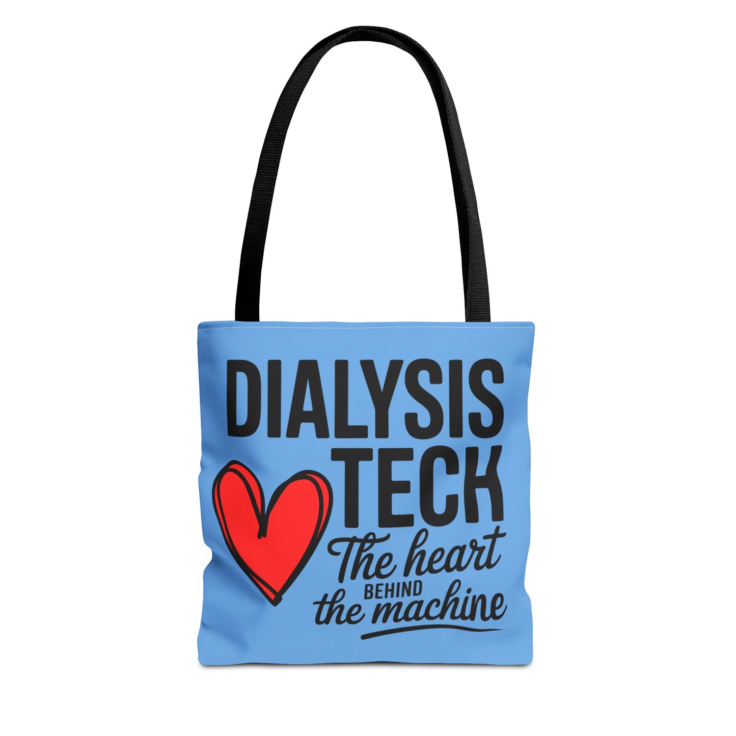 Dialysis Tech Tote Bag – The Heart symbol Behind the Machine | Durable Daily Carry Bag for Healthcare Workers