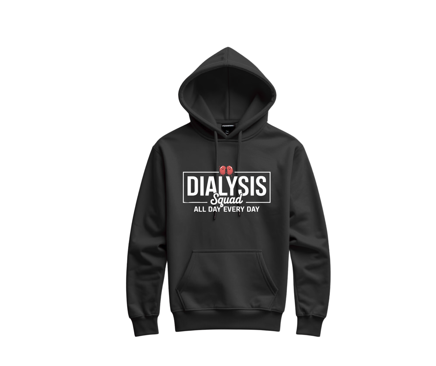 Dialysis Squad Hoodie – Comfort Fleece Pullover for Dialysis Patients & Staff | Kidney Threadz