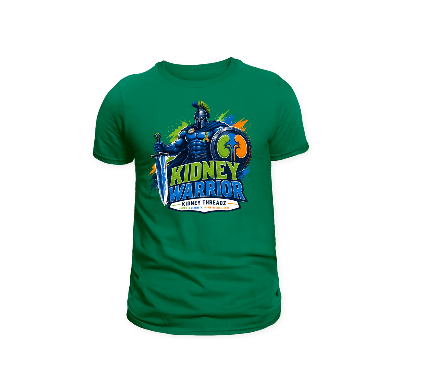 Kidney Threadz “Kidney Warrior” Tee | Dialysis Warrior Shirt