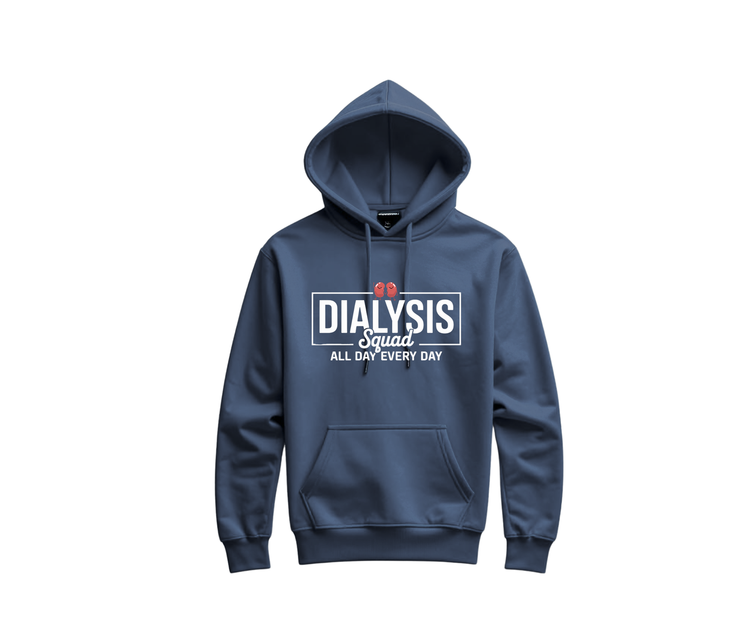 Dialysis Squad Hoodie – Comfort Fleece Pullover for Dialysis Patients & Staff | Kidney Threadz