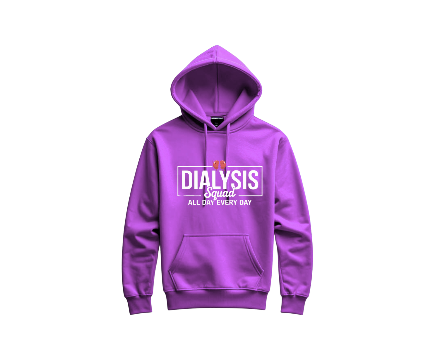 Dialysis Squad Hoodie – Comfort Fleece Pullover for Dialysis Patients & Staff | Kidney Threadz