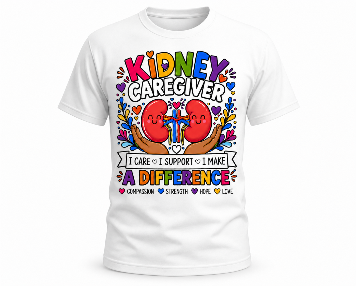 I Care, I Support, I Make a Difference Shirt